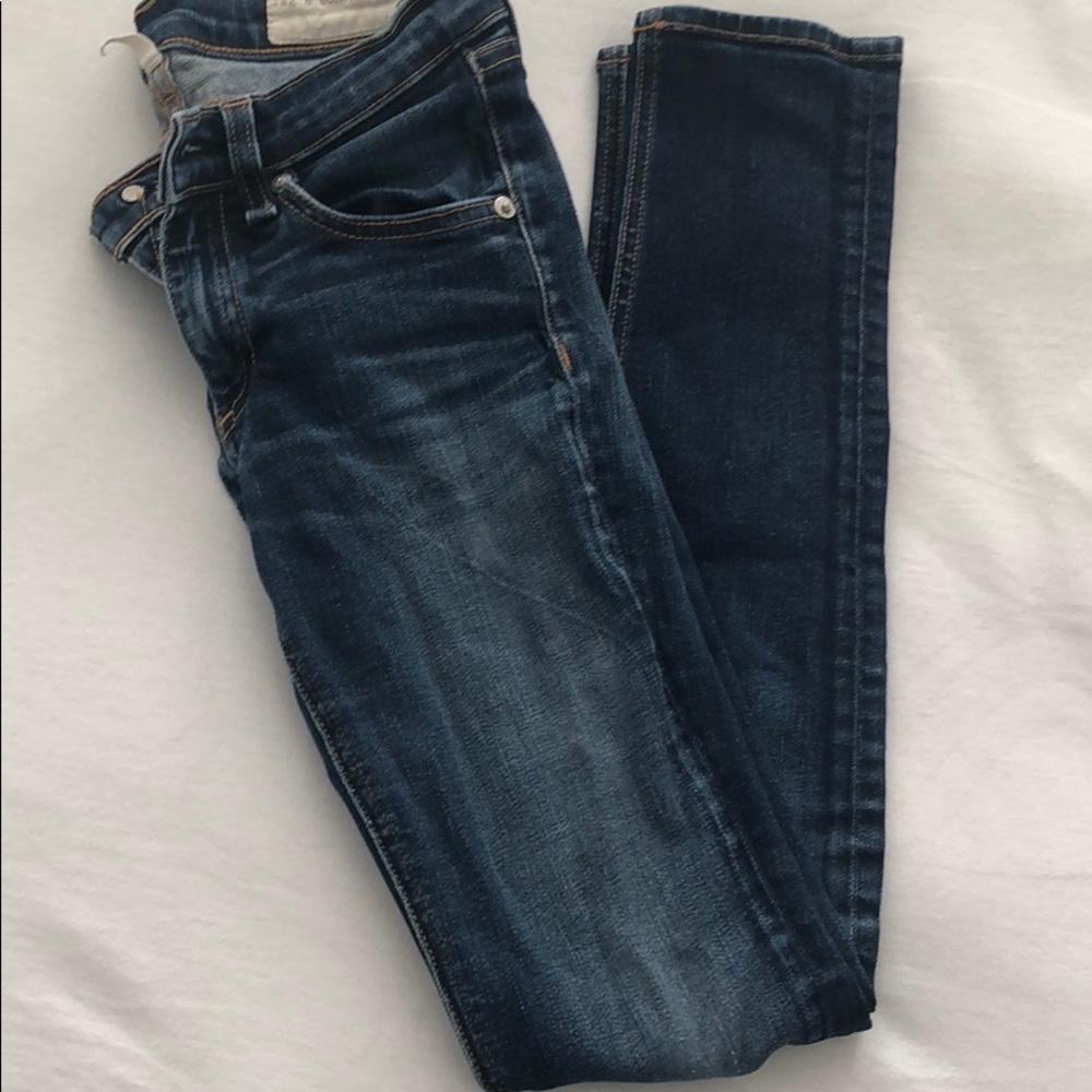 Rag & Bone Skinny Jeans - small hole in knee